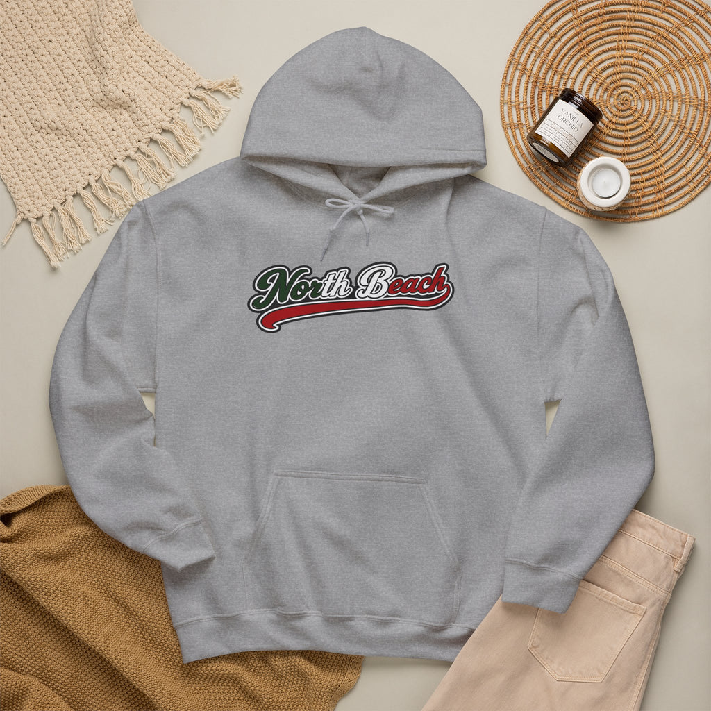 North Beach Hoodie — Italian Flag Script Pullover