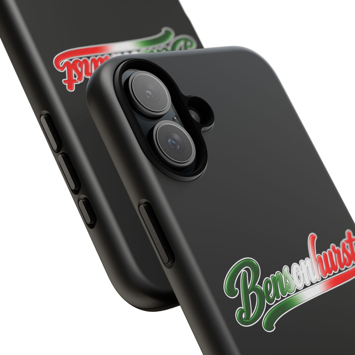 Bensonhurst Black Phone Case, Tough Cases for iPhone, Gift for Italians, Stylish Phone Cover, Unique Phone Accessory