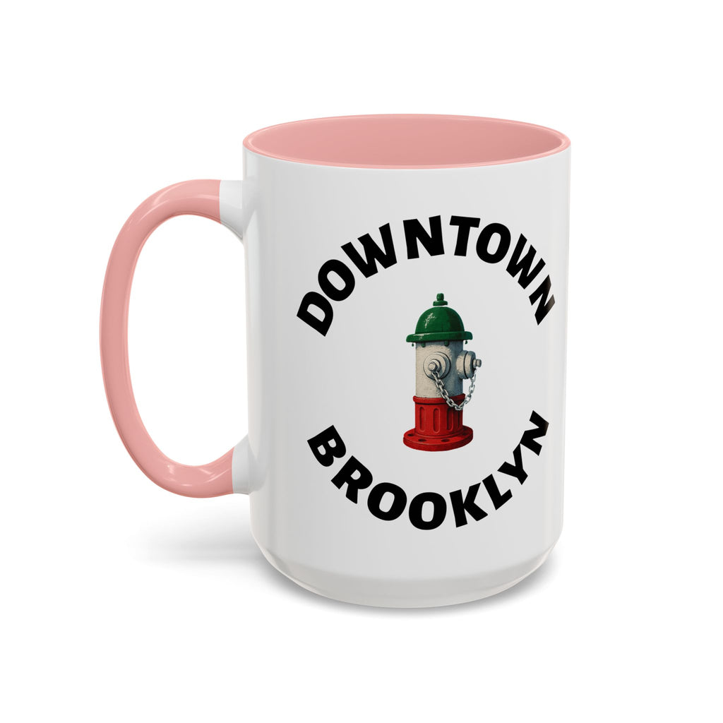 Downtown Coffee Mug with Fire Hydrant Design, Unique Gift for Italians, Fun Kitchen Decor