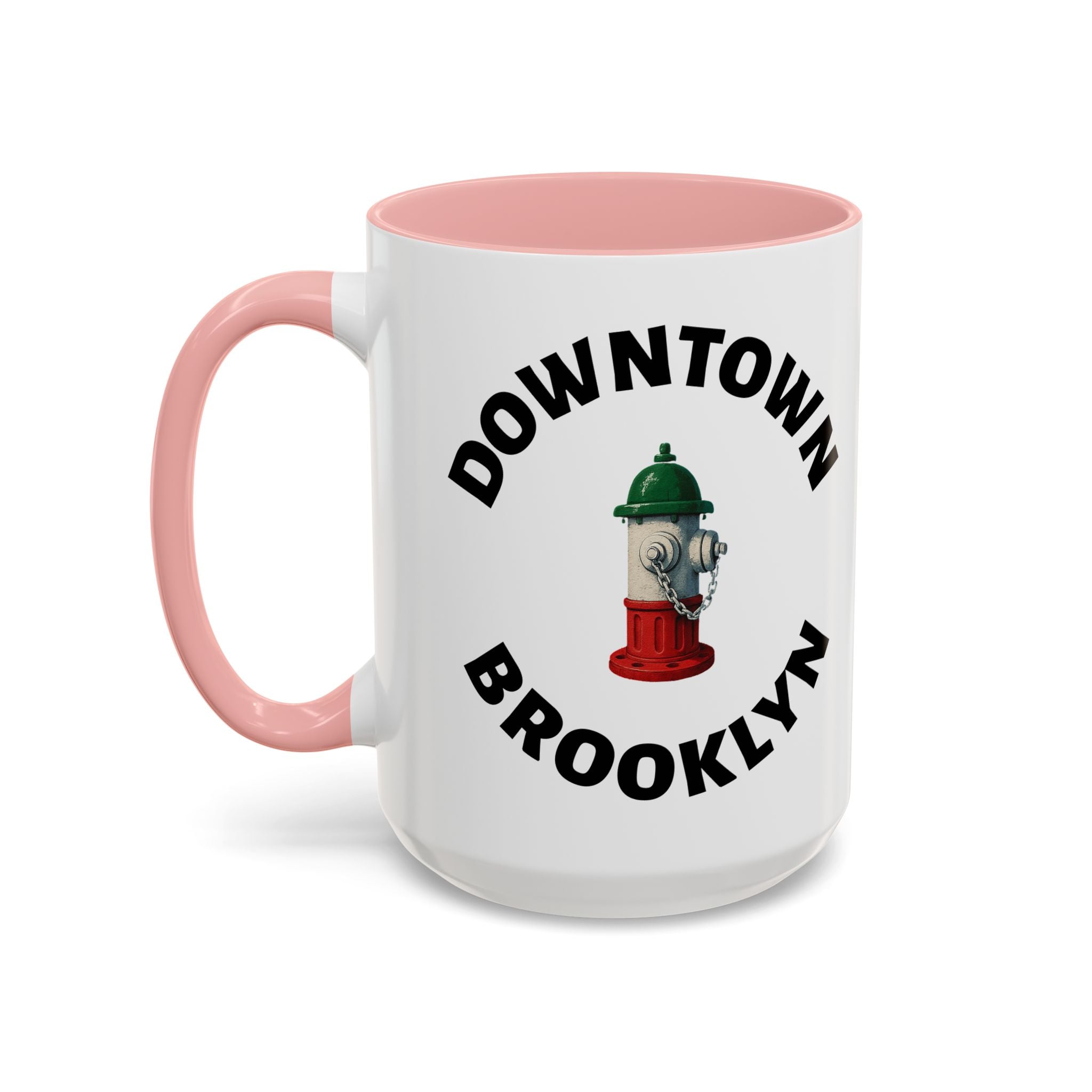 Downtown Coffee Mug with Fire Hydrant Design, Unique Gift for Italians, Fun Kitchen Decor