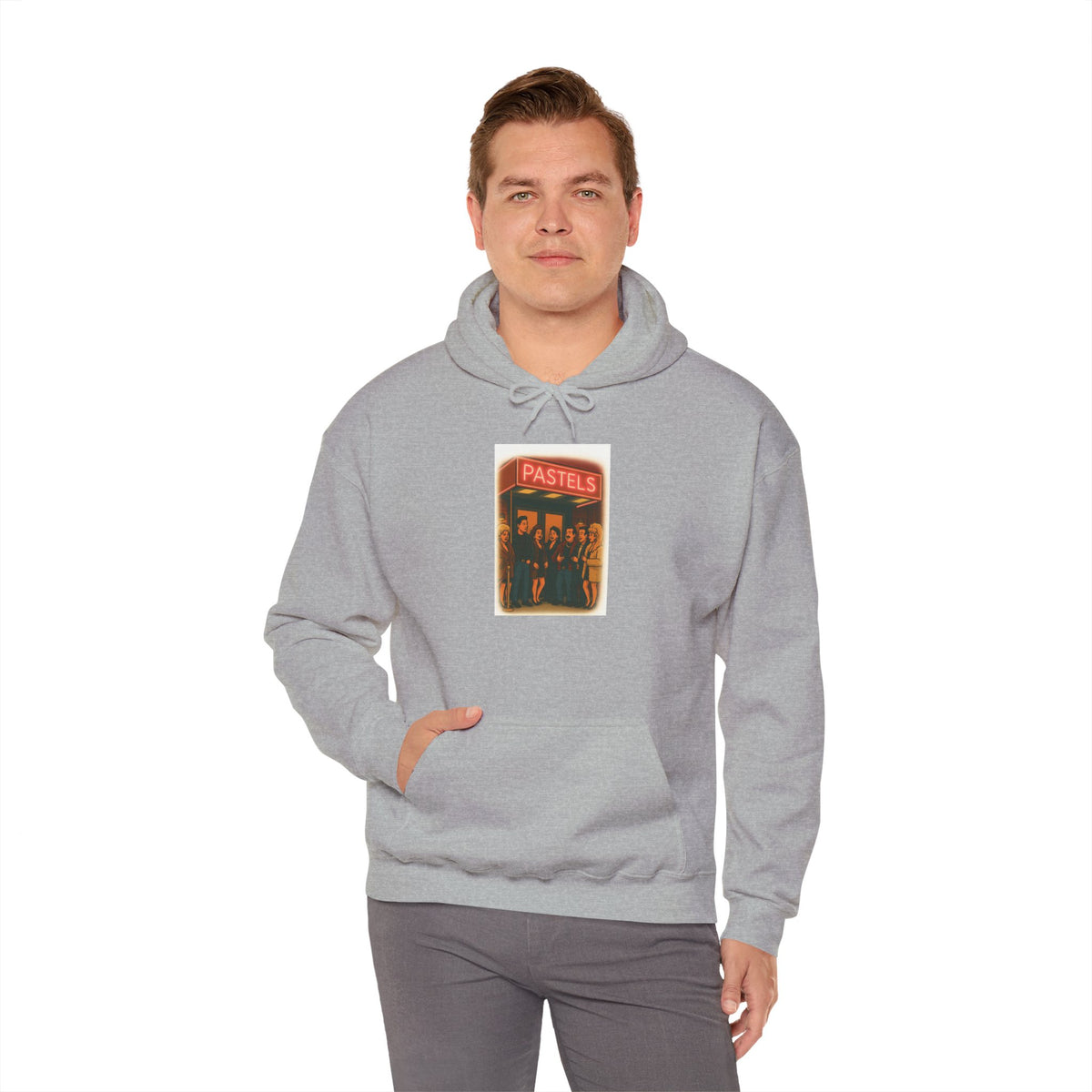 Pastels Bay Ridge Hoodie — Italian Flag Script Pullover