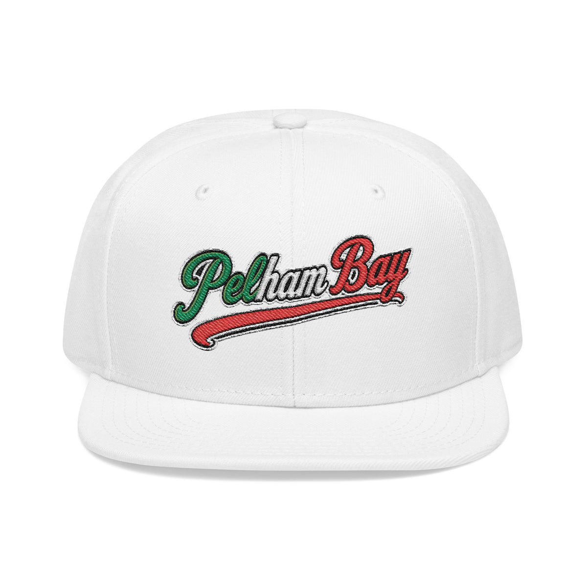 Pelham Bay Embroidered Snapback Hat | Street Sign Patch Cap