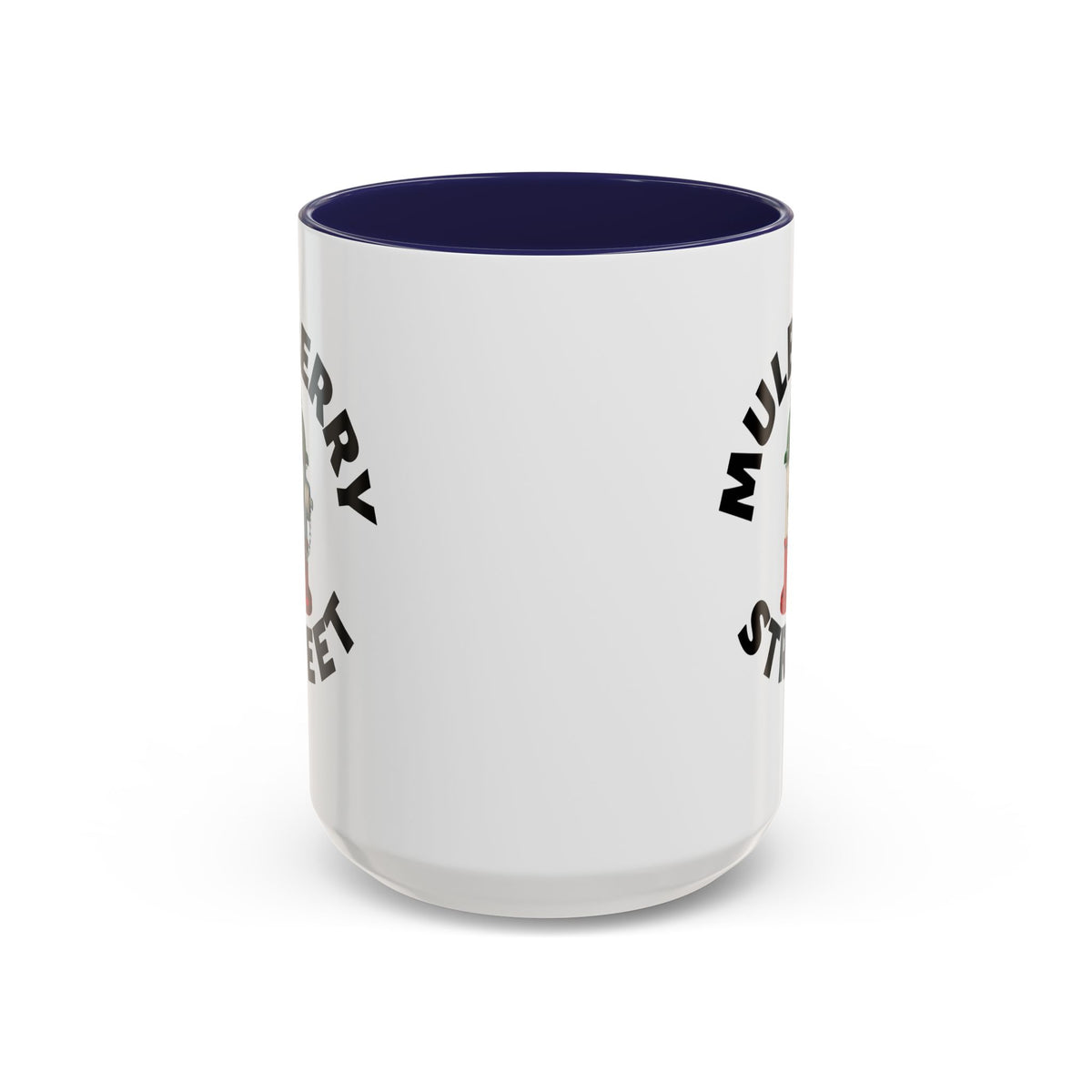 Mulberry Street Coffee Mug with Fire Hydrant Design, Unique Gift for Italians, Fun Kitchen Decor