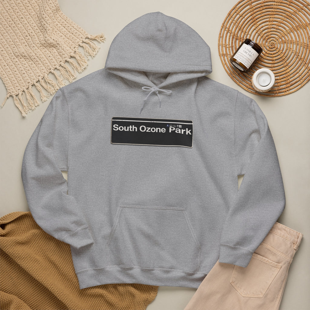 South Ozone Park Hoodie — Italian Flag Script Pullover