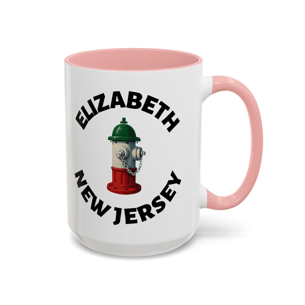 Coffee Mug - Elizabeth with Fire Hydrant Design, Unique Gift for Italians