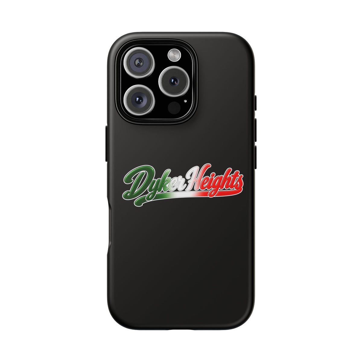 Dyker Heights Black Phone Case, Tough Cases for iPhone, Gift for Italians, Stylish Phone Cover, Unique Phone Accessory