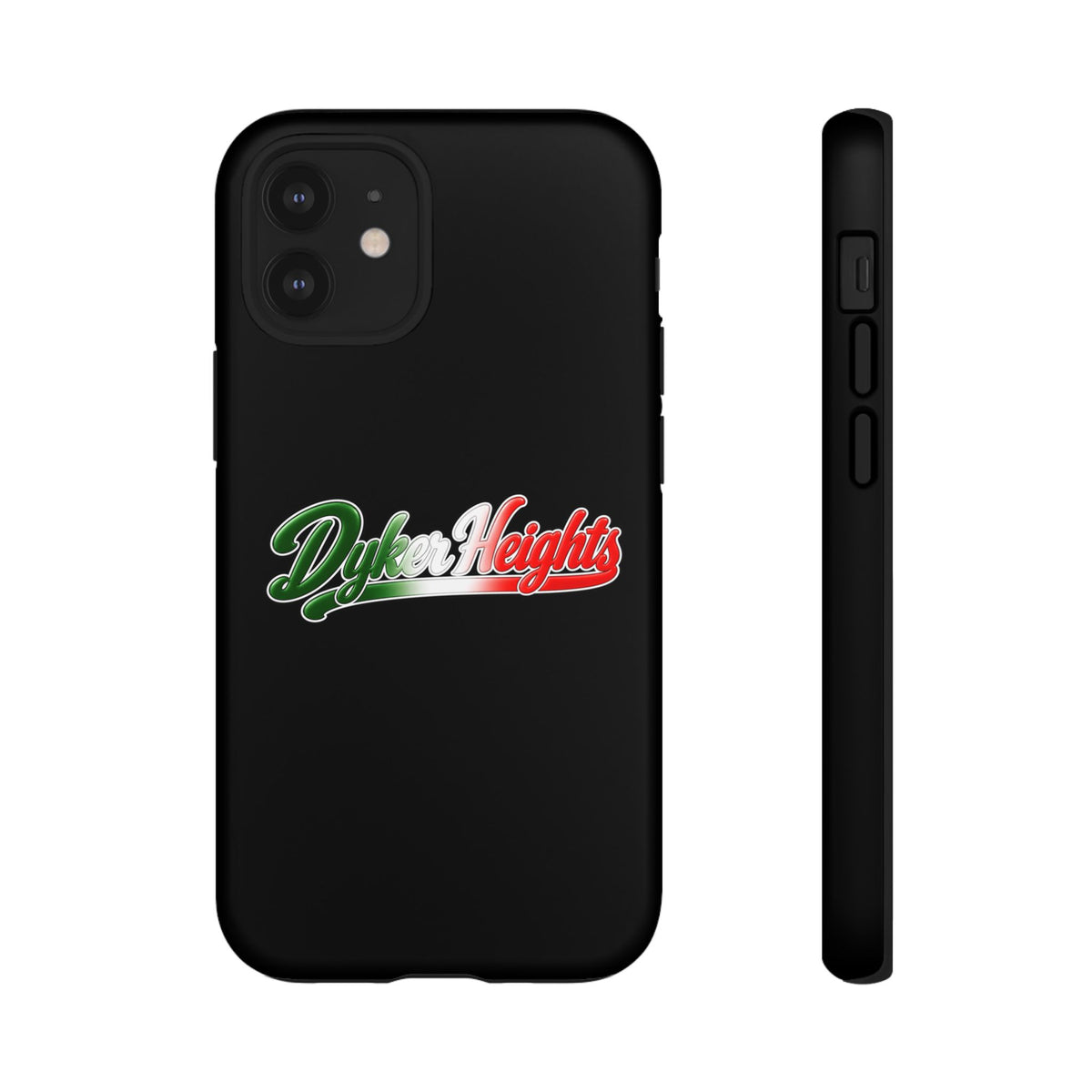 Dyker Heights Black Phone Case, Tough Cases for iPhone, Gift for Italians, Stylish Phone Cover, Unique Phone Accessory
