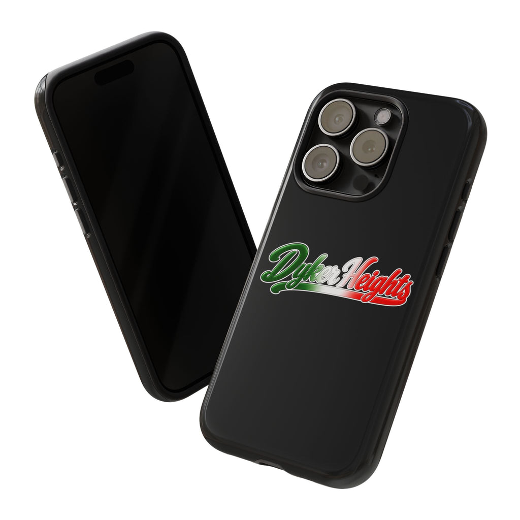 Dyker Heights Black Phone Case, Tough Cases for iPhone, Gift for Italians, Stylish Phone Cover, Unique Phone Accessory