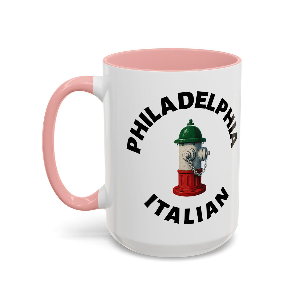 Philadelphia Coffee Mug with Fire Hydrant Design, Unique Gift for Italians, Fun Kitchen Decor