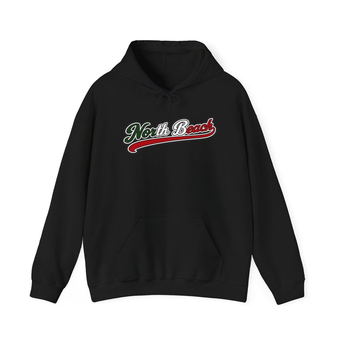 North Beach Hoodie — Italian Flag Script Pullover