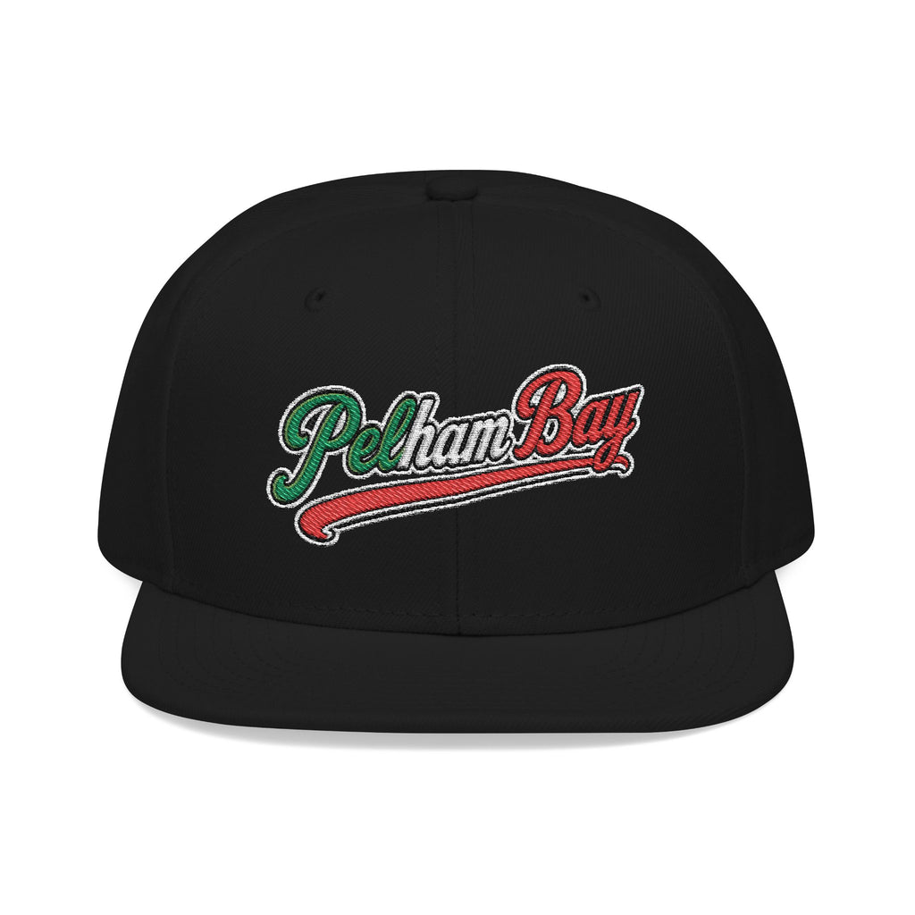 Pelham Bay Embroidered Snapback Hat | Street Sign Patch Cap