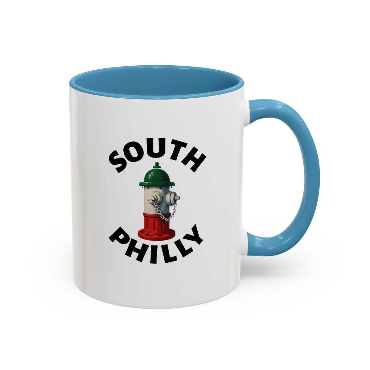 South Philly Coffee Mug with Fire Hydrant Design, Unique Gift for Italians, Fun Kitchen Decor
