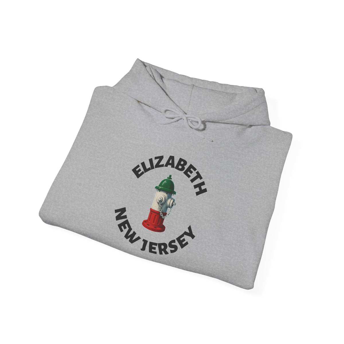 Elizabeth New Jersey Hoodie — Italian Flag Script Pullover