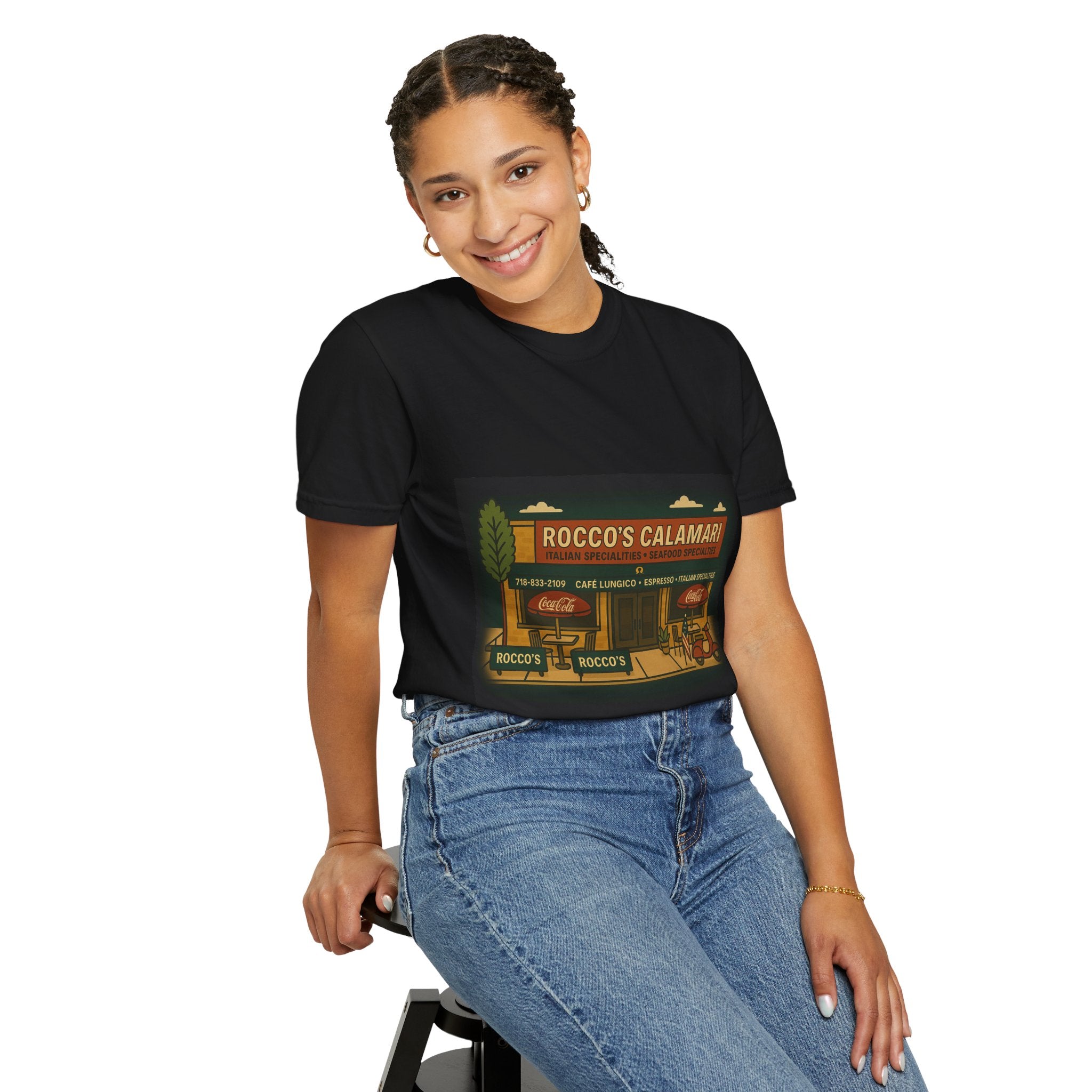 Rocco's Calamari Bay Ridge Tee | Street Style, Unisex Fashion, Comfortable Casual Wear