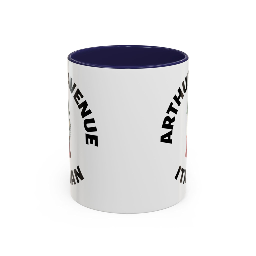 Arthur Avenue Coffee Mug with Fire Hydrant Design, Unique Gift for Italians, Fun Kitchen Decor