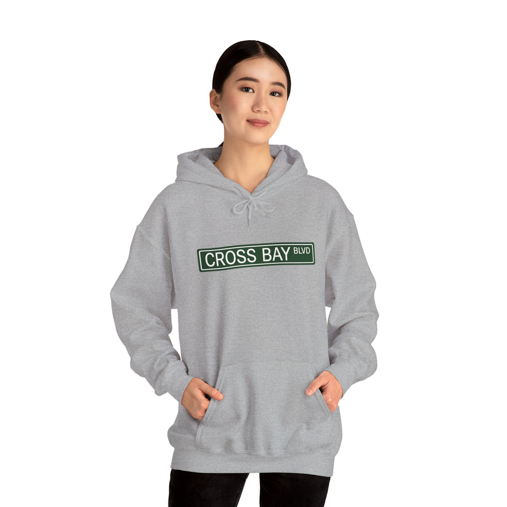 Cross Bay BLVD Hoodie — Italian Flag Script Pullover