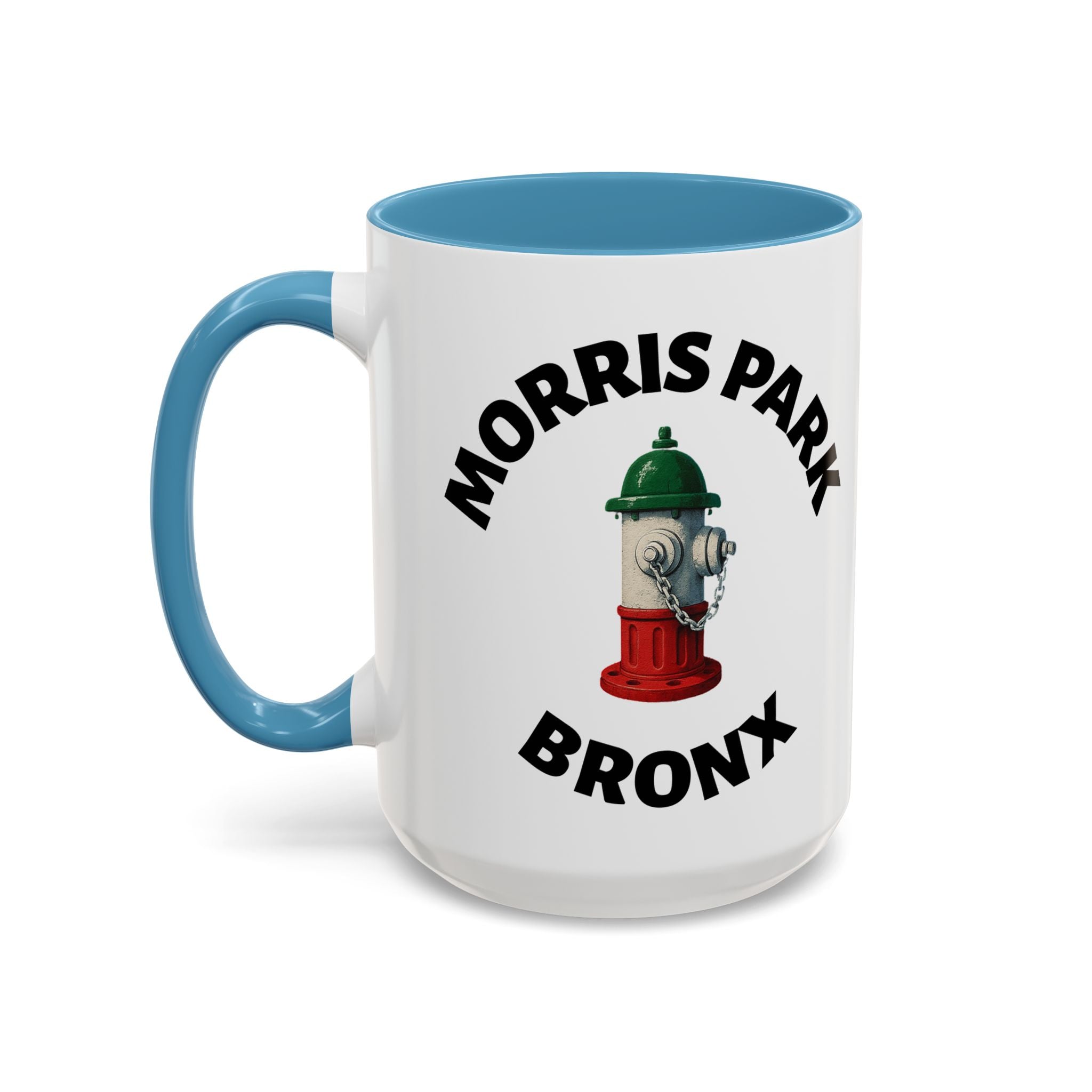 Morris Park Coffee Mug with Fire Hydrant Design, Unique Gift for Italians, Fun Kitchen Decor