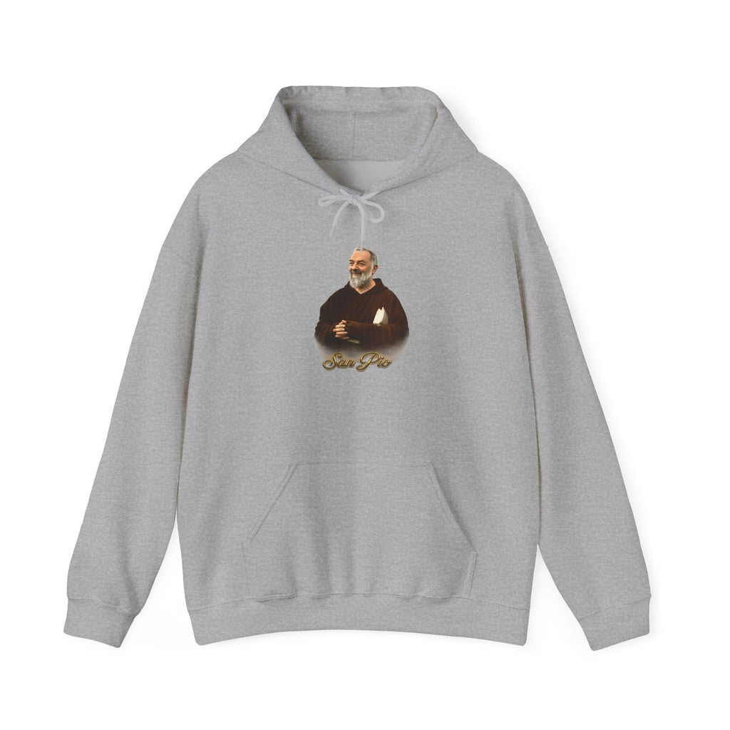 San Pio Hoodie — Italian Flag Script Pullover
