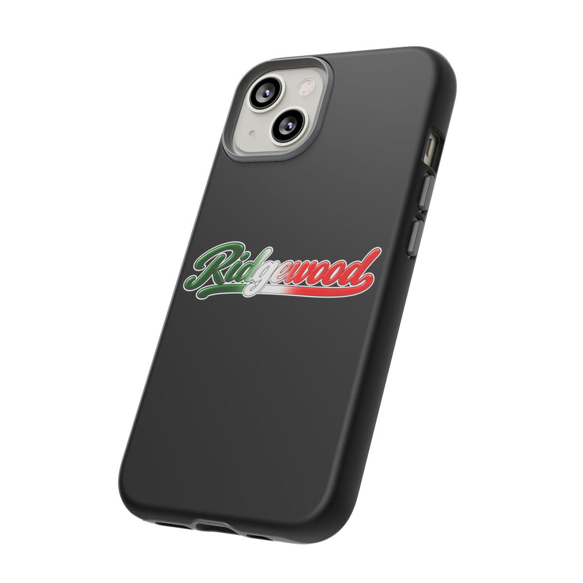 Ridgewood Black Phone Case, Tough Cases for iPhone, Gift for Italians, Stylish Phone Cover, Unique Phone Accessory