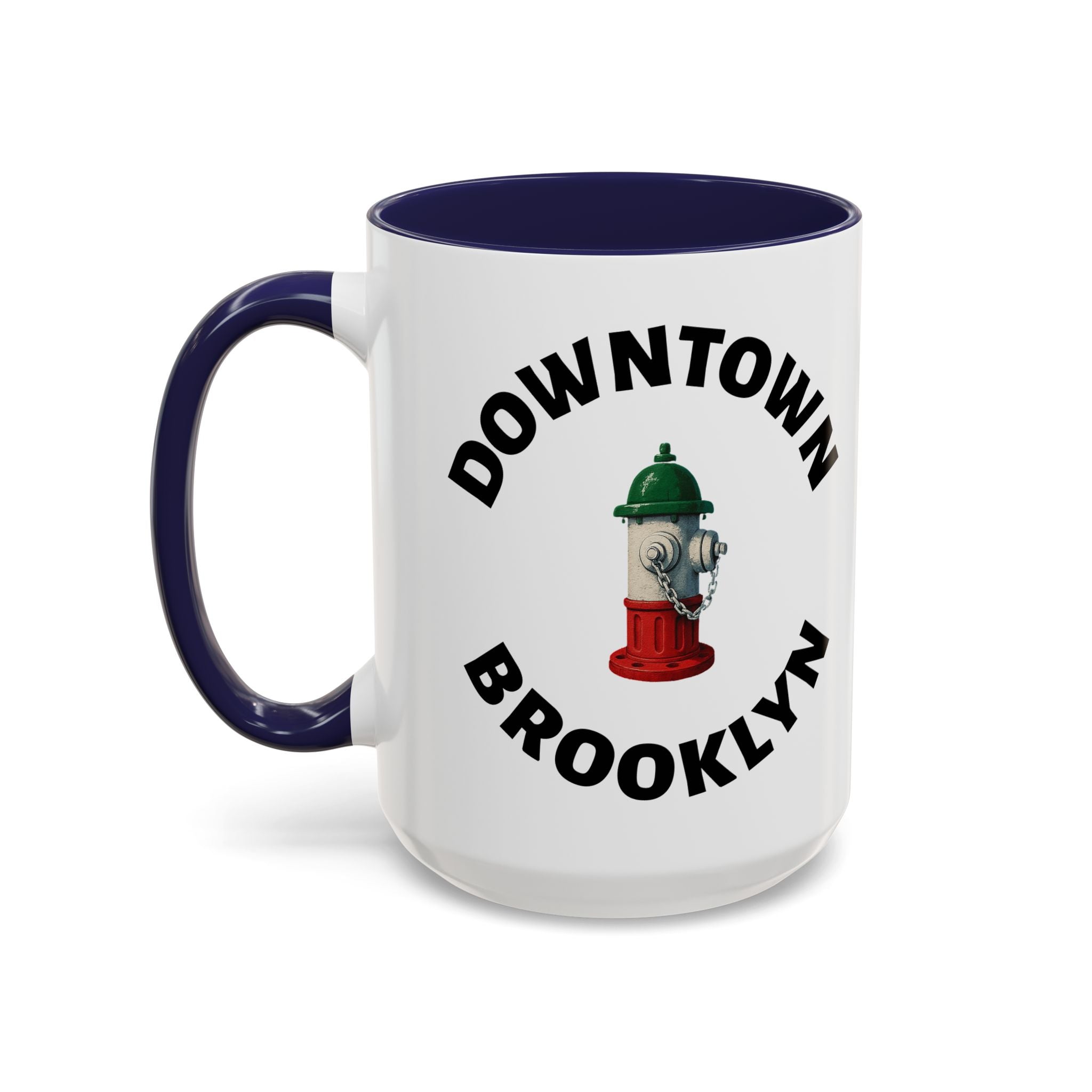 Downtown Coffee Mug with Fire Hydrant Design, Unique Gift for Italians, Fun Kitchen Decor