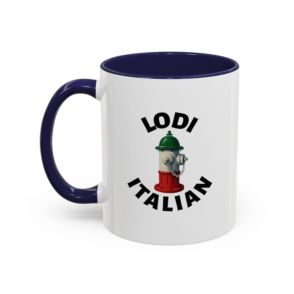 Lodi Coffee Mug with Fire Hydrant Design, Unique Gift for Italians, Fun Kitchen Decor