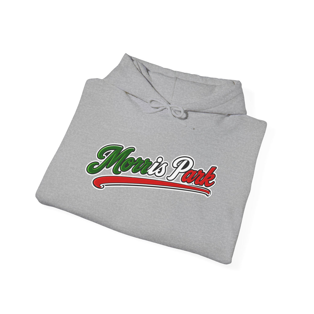 Morris Park Hoodie — Italian Flag Script Pullover