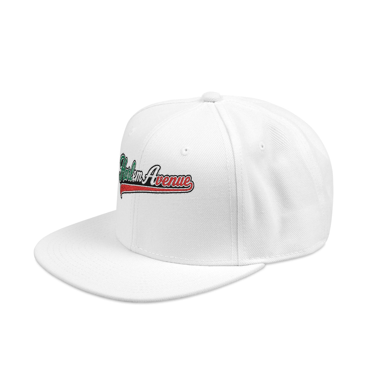 Harlem Avenue Italian Embroidered Snapback Hat | Street Sign Patch Cap