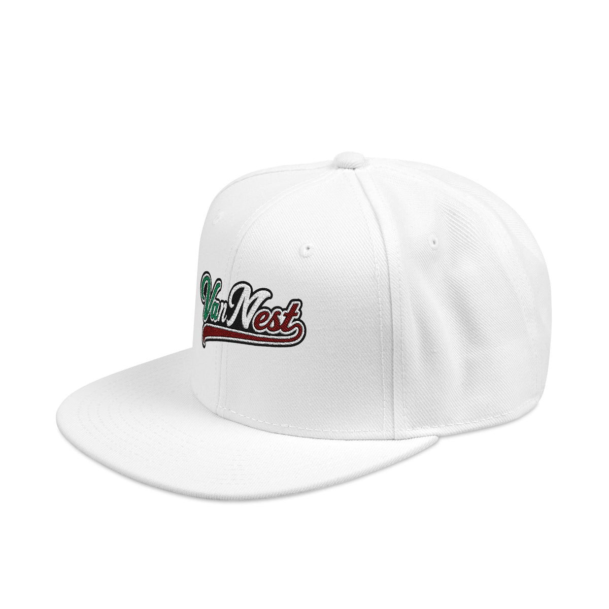 Van Nest Italian Embroidered Snapback Hat | Street Sign Patch Cap