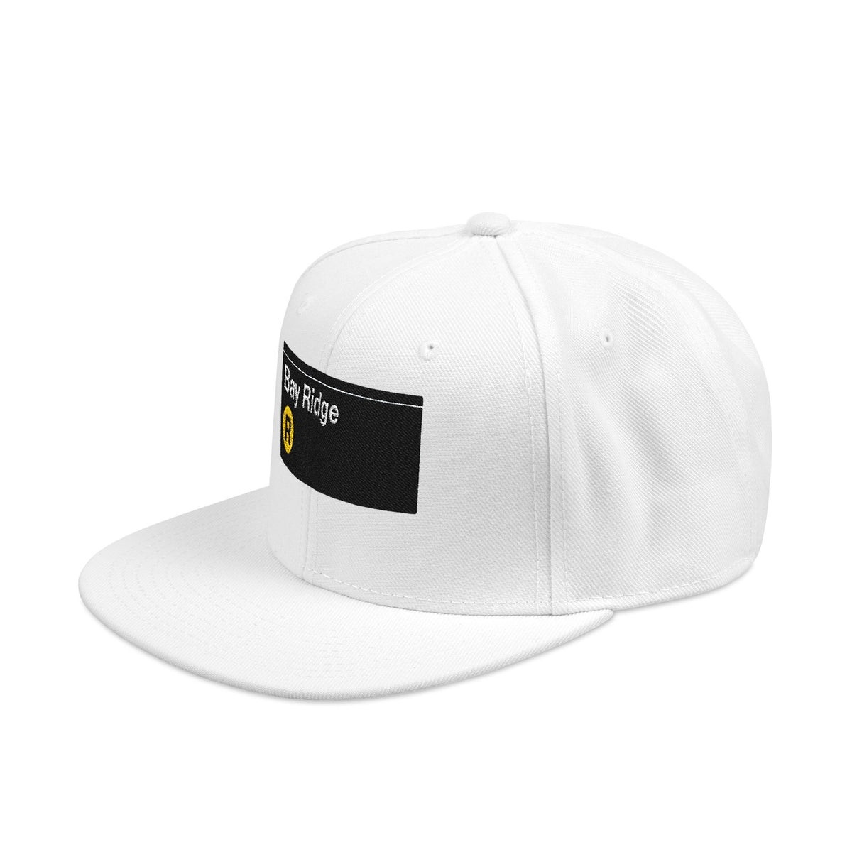 Bay Ridge Italian Embroidered Snapback Hat | Street Sign Patch Cap
