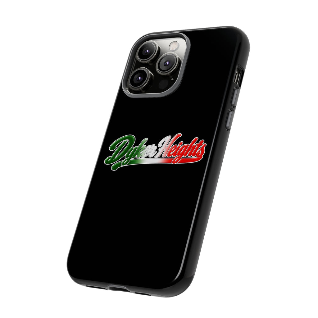 Dyker Heights Black Phone Case, Tough Cases for iPhone, Gift for Italians, Stylish Phone Cover, Unique Phone Accessory