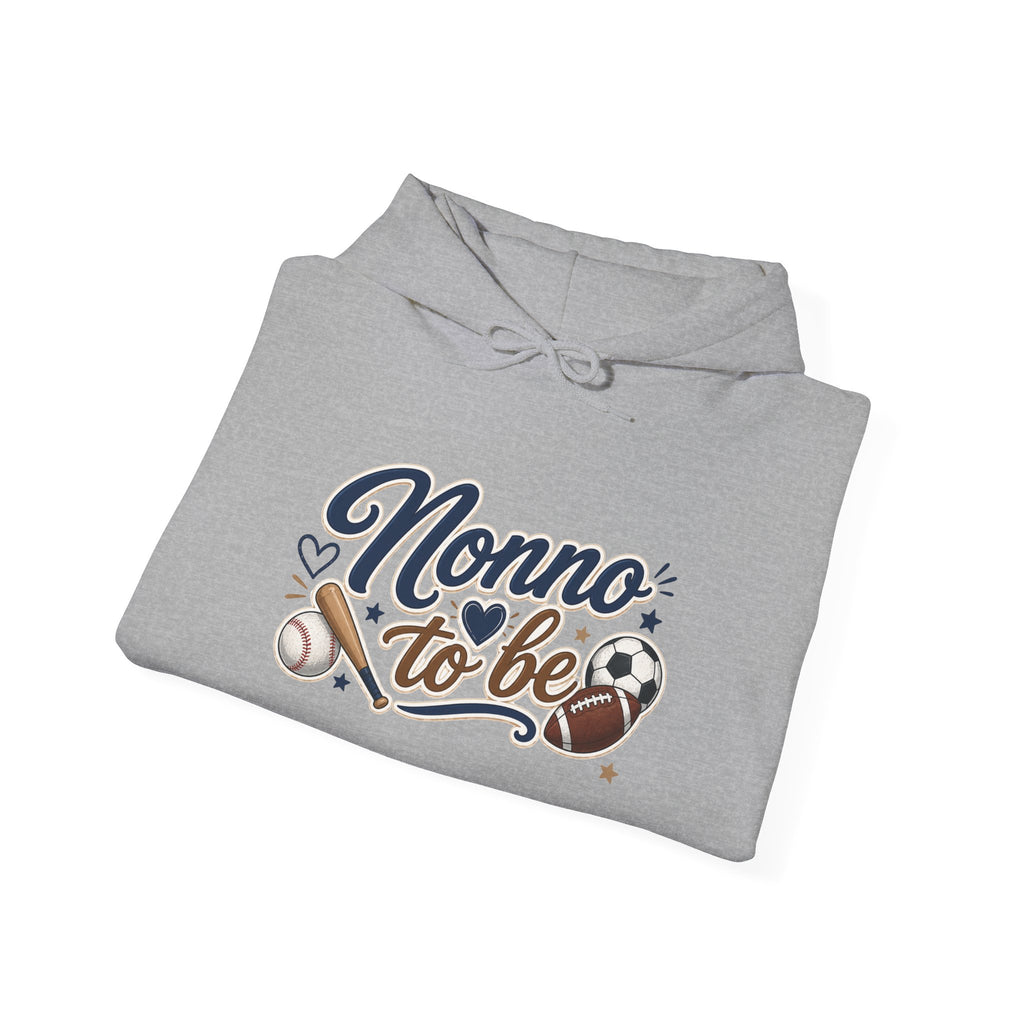 Nonno to be Hoodie — Italian Flag Script Pullover