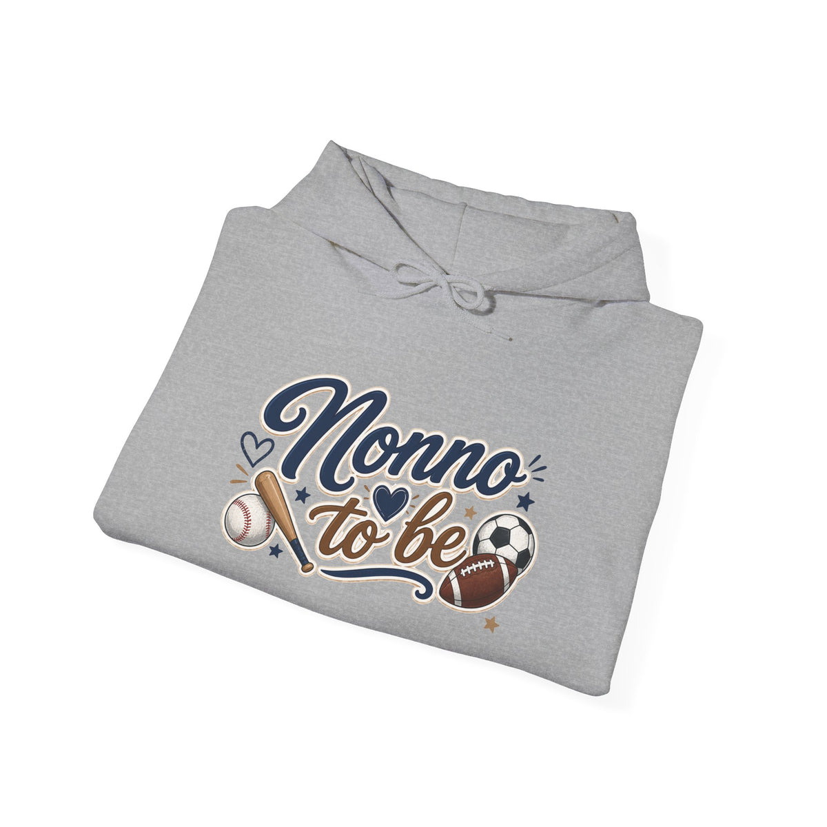Nonno to be Hoodie — Italian Flag Script Pullover