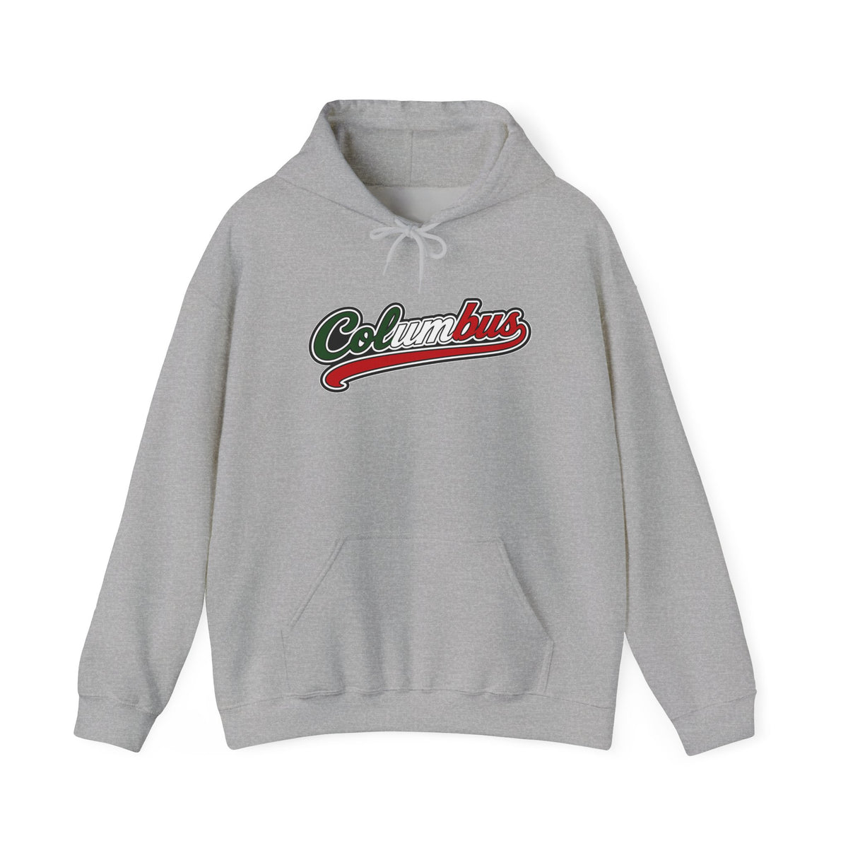 Columbus Hoodie — Italian Flag Script Pullover