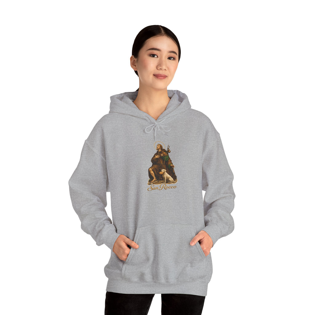 Saint Rocco Hoodie — Italian Flag Script Pullover