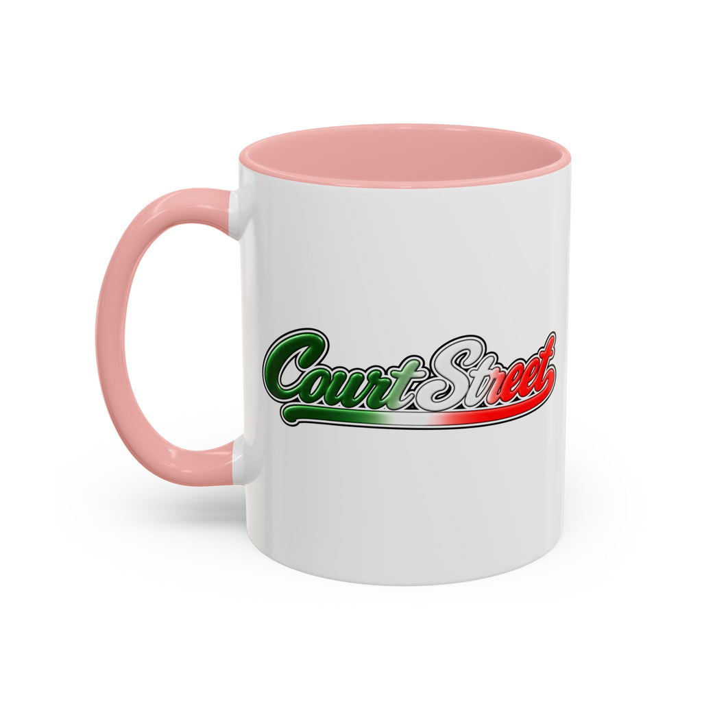 Court Street Coffee Mug, Unique Gift for Italians, Fun Kitchen Decor