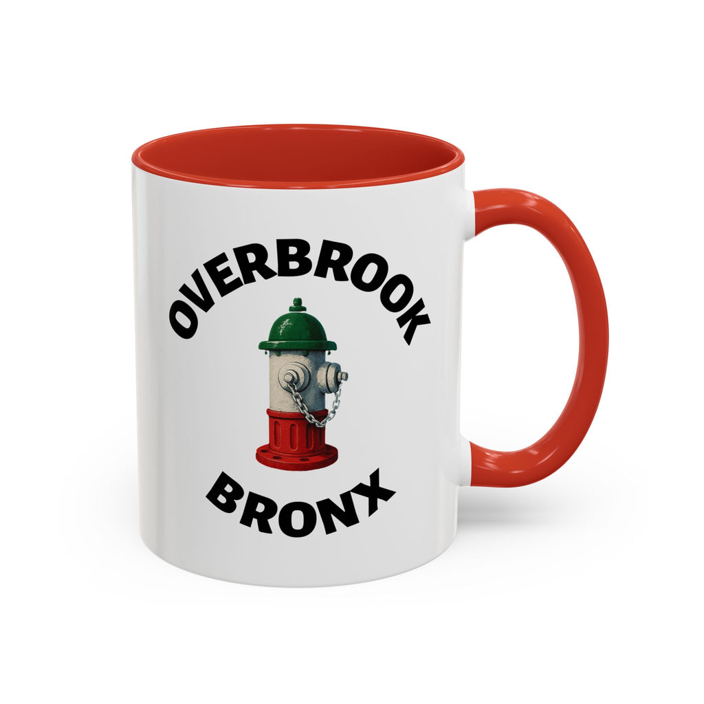 Overbrook Coffee Mug with Fire Hydrant Design, Unique Gift for Italians, Fun Kitchen Decor