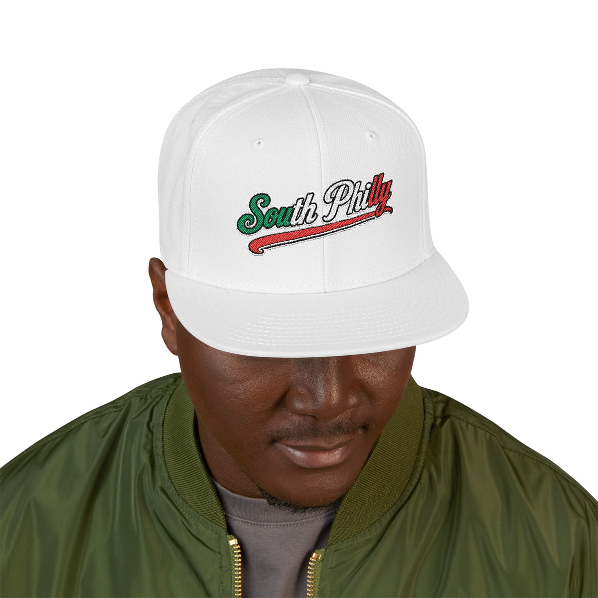 South Philly Embroidered Snapback Hat | Street Sign Patch Cap