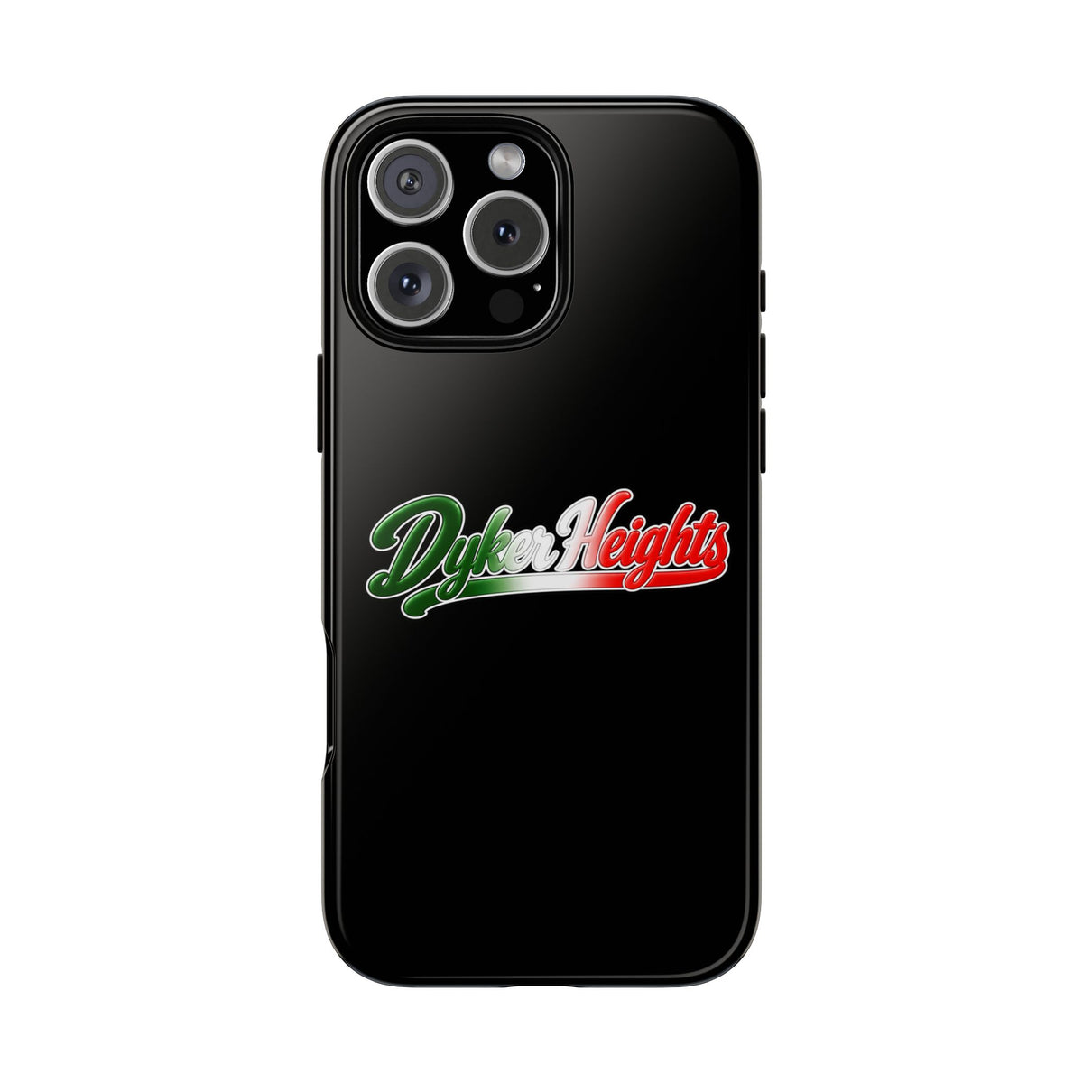 Dyker Heights Black Phone Case, Tough Cases for iPhone, Gift for Italians, Stylish Phone Cover, Unique Phone Accessory