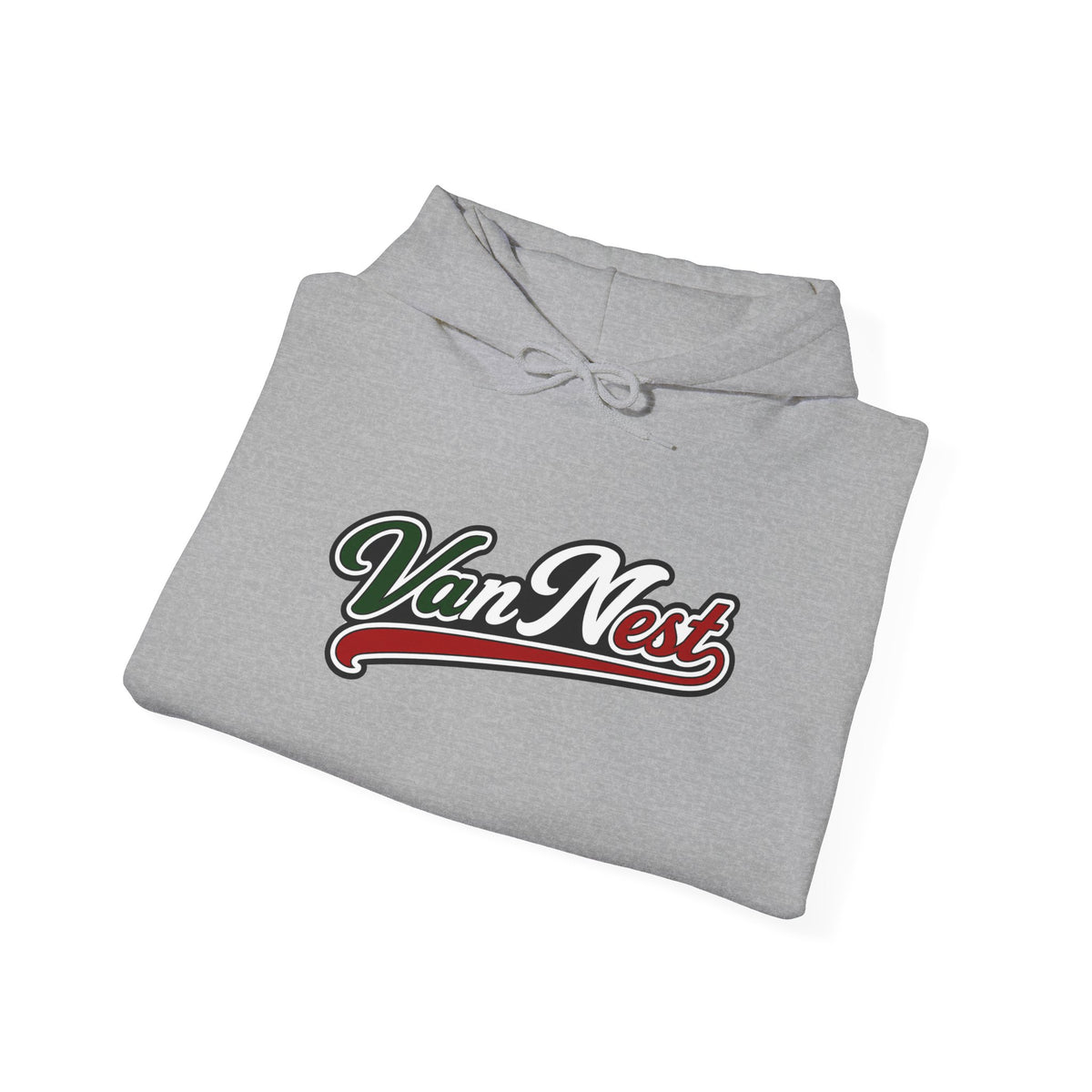 Van Nest Hoodie — Italian Flag Script Pullover