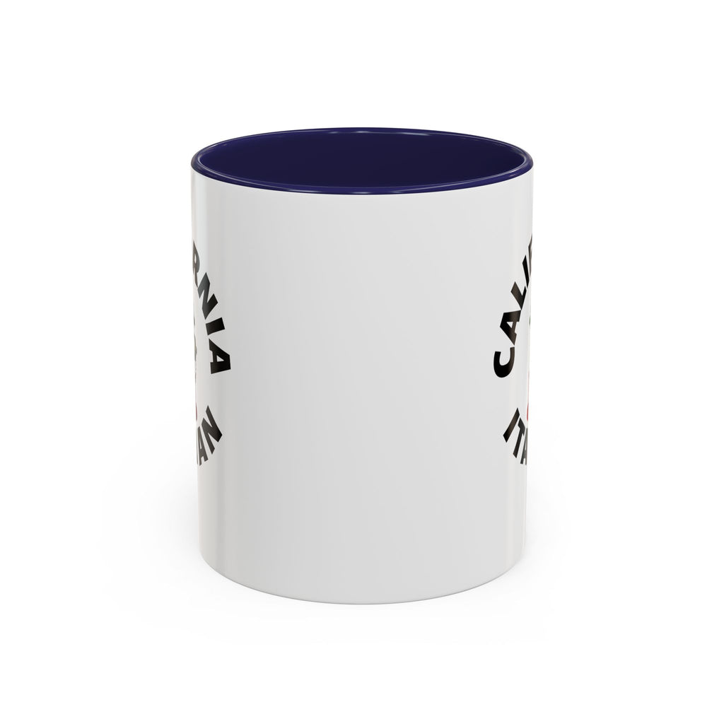 California Coffee Mug with Fire Hydrant Design, Unique Gift for Italians, Fun Kitchen Decor