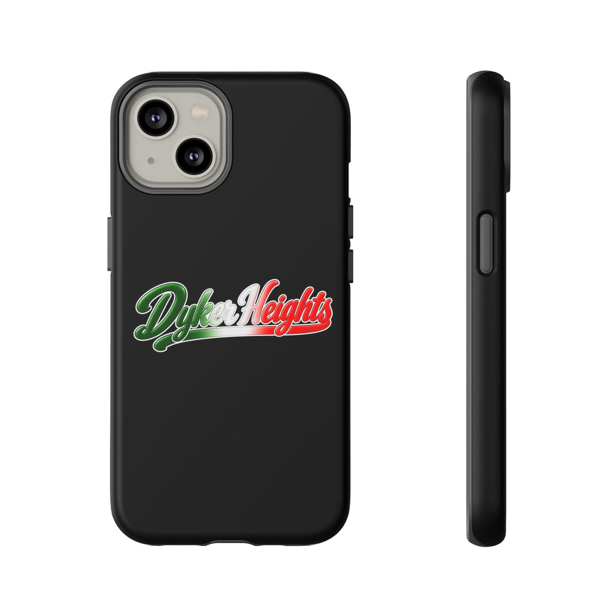 Dyker Heights Black Phone Case, Tough Cases for iPhone, Gift for Italians, Stylish Phone Cover, Unique Phone Accessory