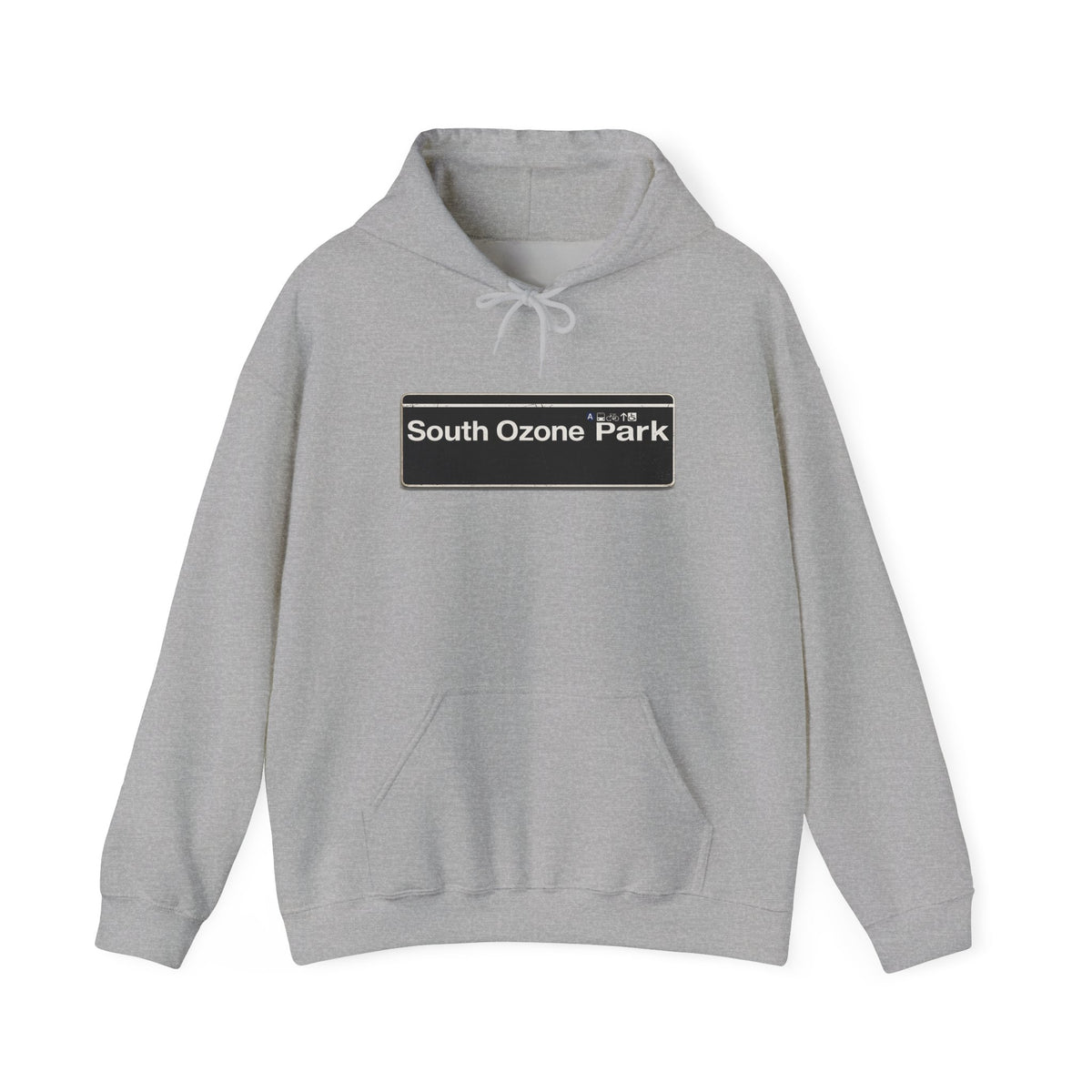South Ozone Park Hoodie — Italian Flag Script Pullover