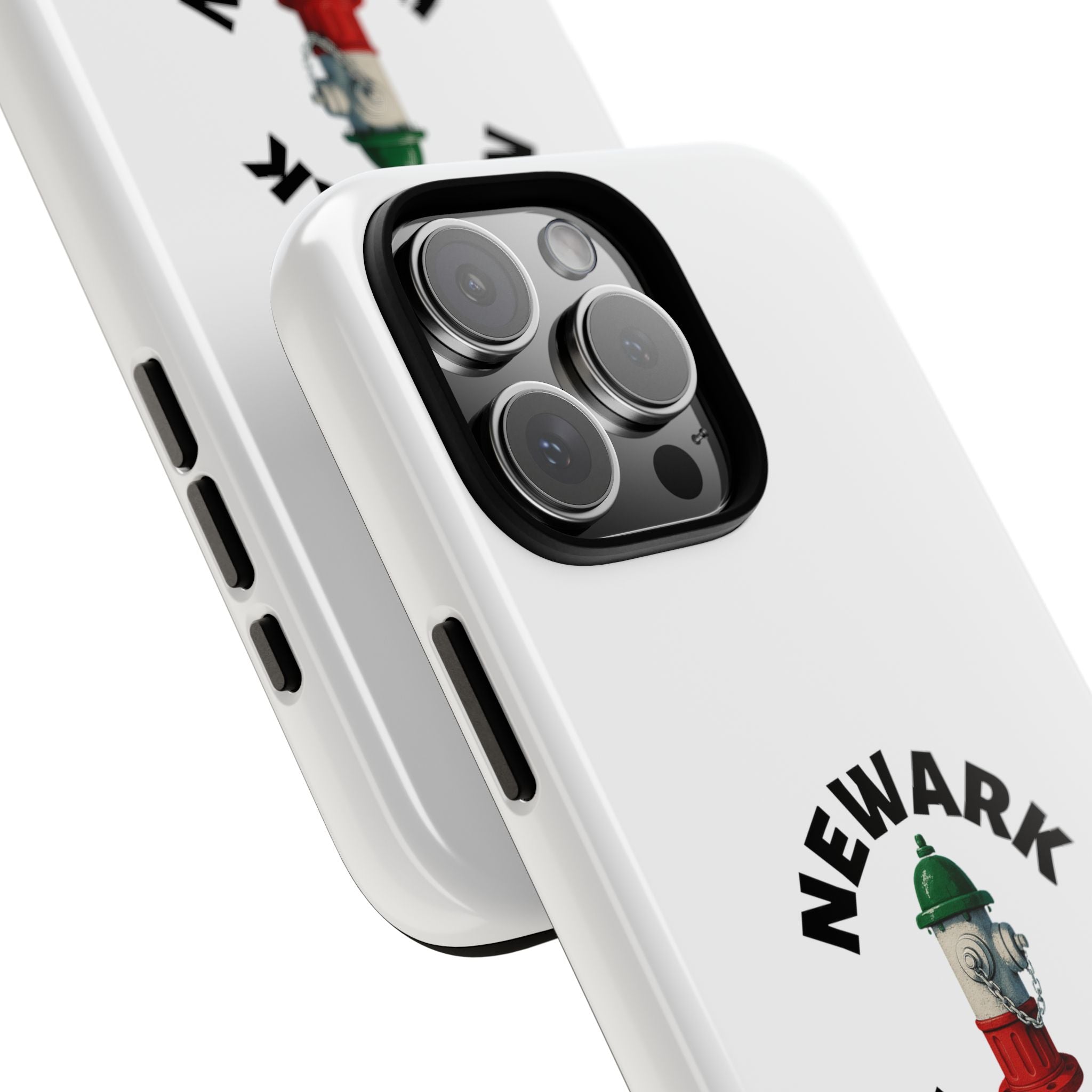 Newark Italian White Phone Case, Urban Style Phone Cover, Tough Smartphone Case, Gift for Italian Heritage, Fun Streetwear Accessories