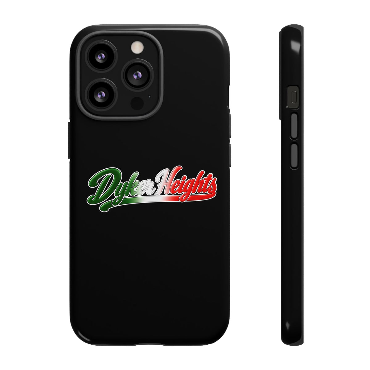 Dyker Heights Black Phone Case, Tough Cases for iPhone, Gift for Italians, Stylish Phone Cover, Unique Phone Accessory