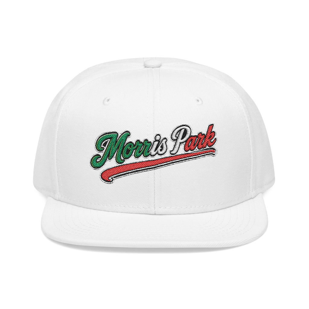 Morris Park Embroidered Snapback Hat | Street Sign Patch Cap
