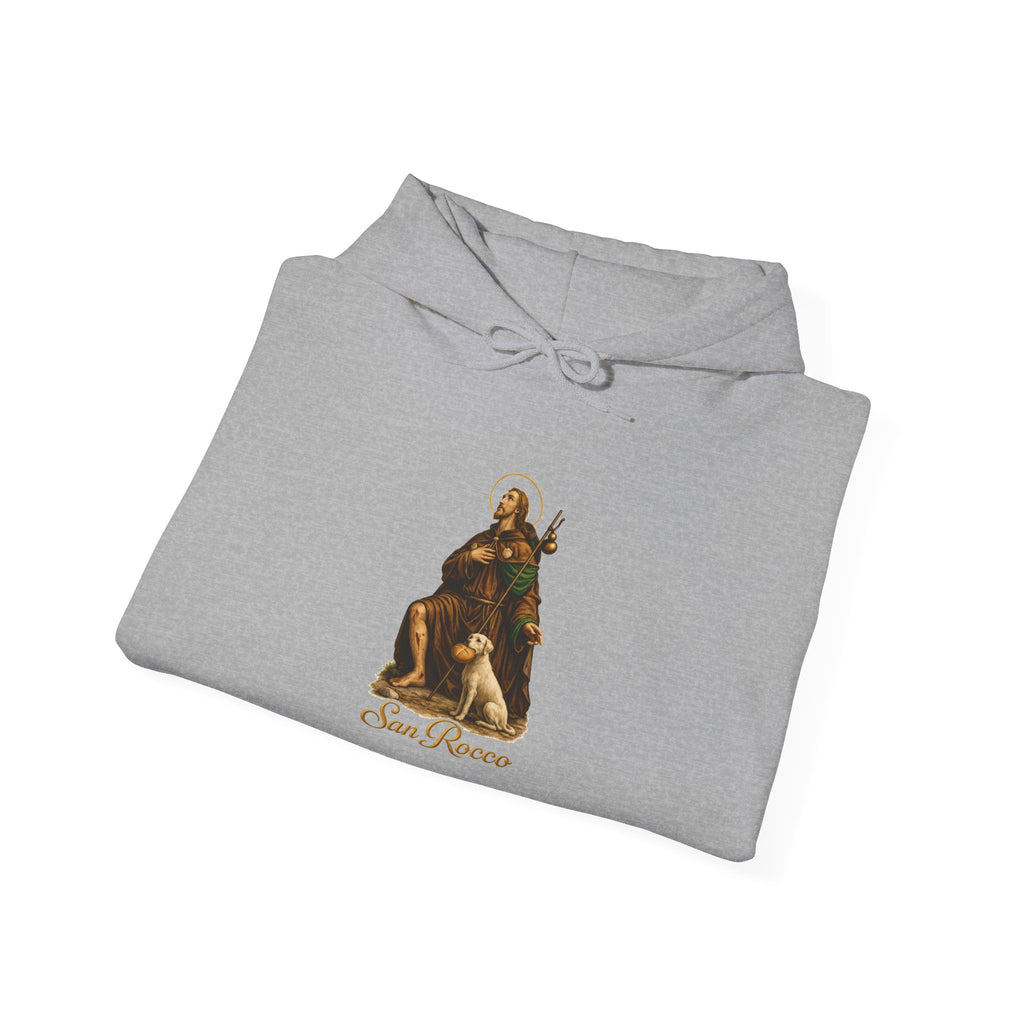 Saint Rocco Hoodie — Italian Flag Script Pullover