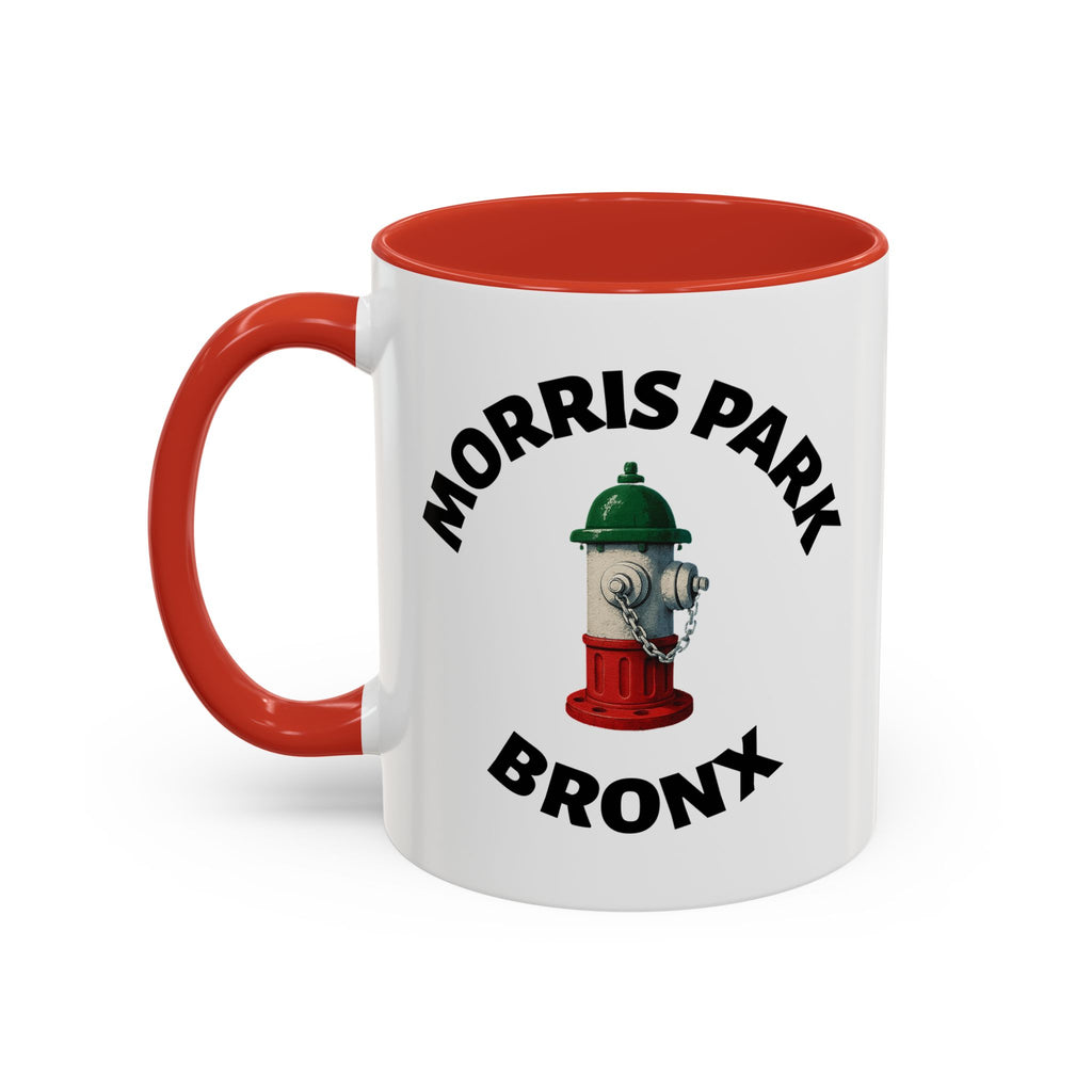 Morris Park Coffee Mug with Fire Hydrant Design, Unique Gift for Italians, Fun Kitchen Decor