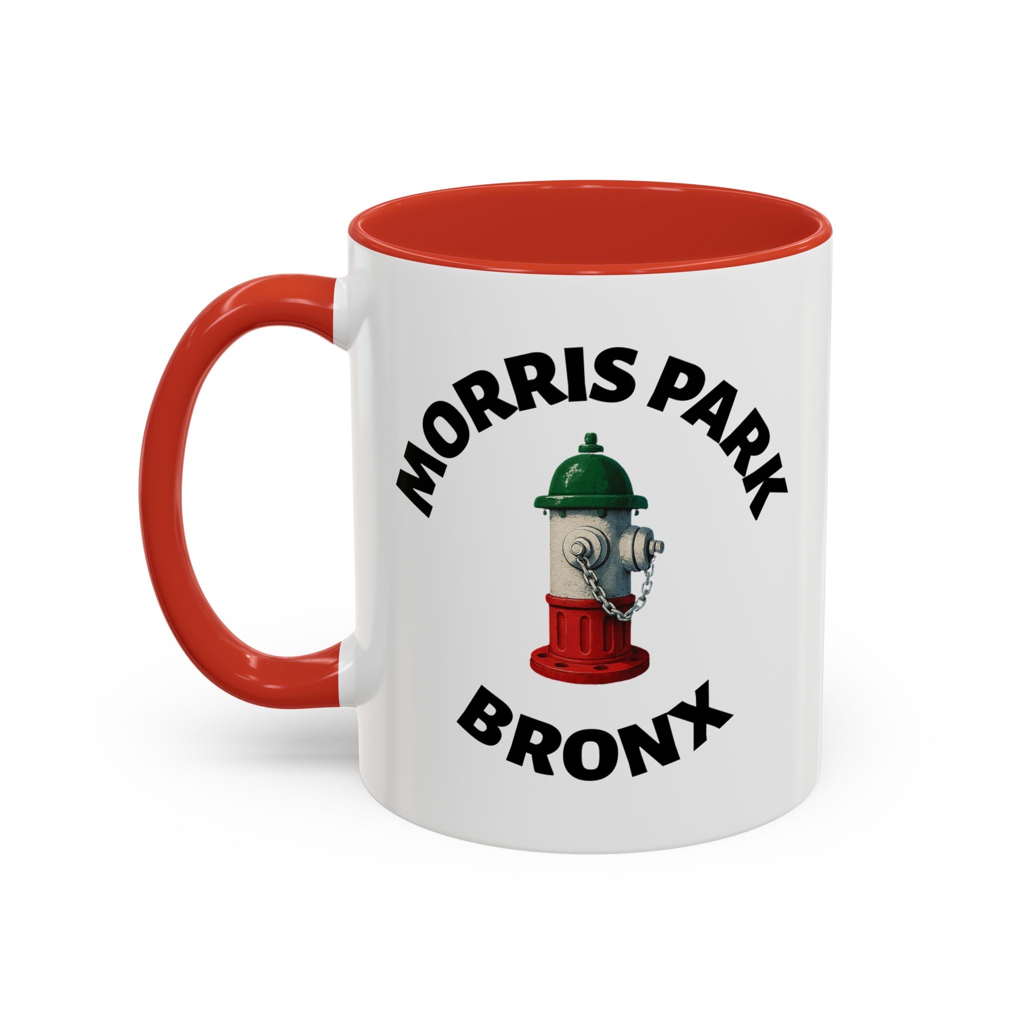 Morris Park Coffee Mug with Fire Hydrant Design, Unique Gift for Italians, Fun Kitchen Decor
