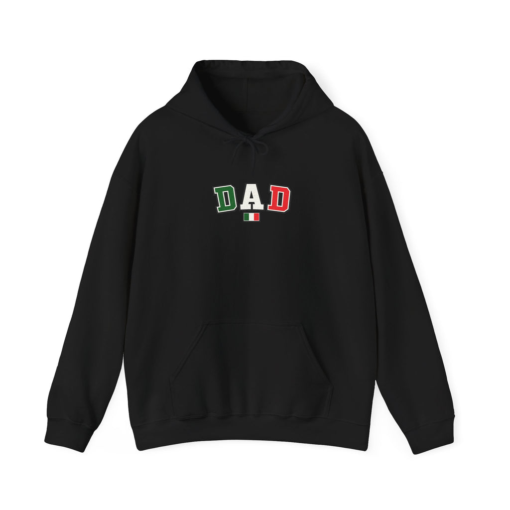 Italian Dad Hoodie — Italian Flag Script Pullover