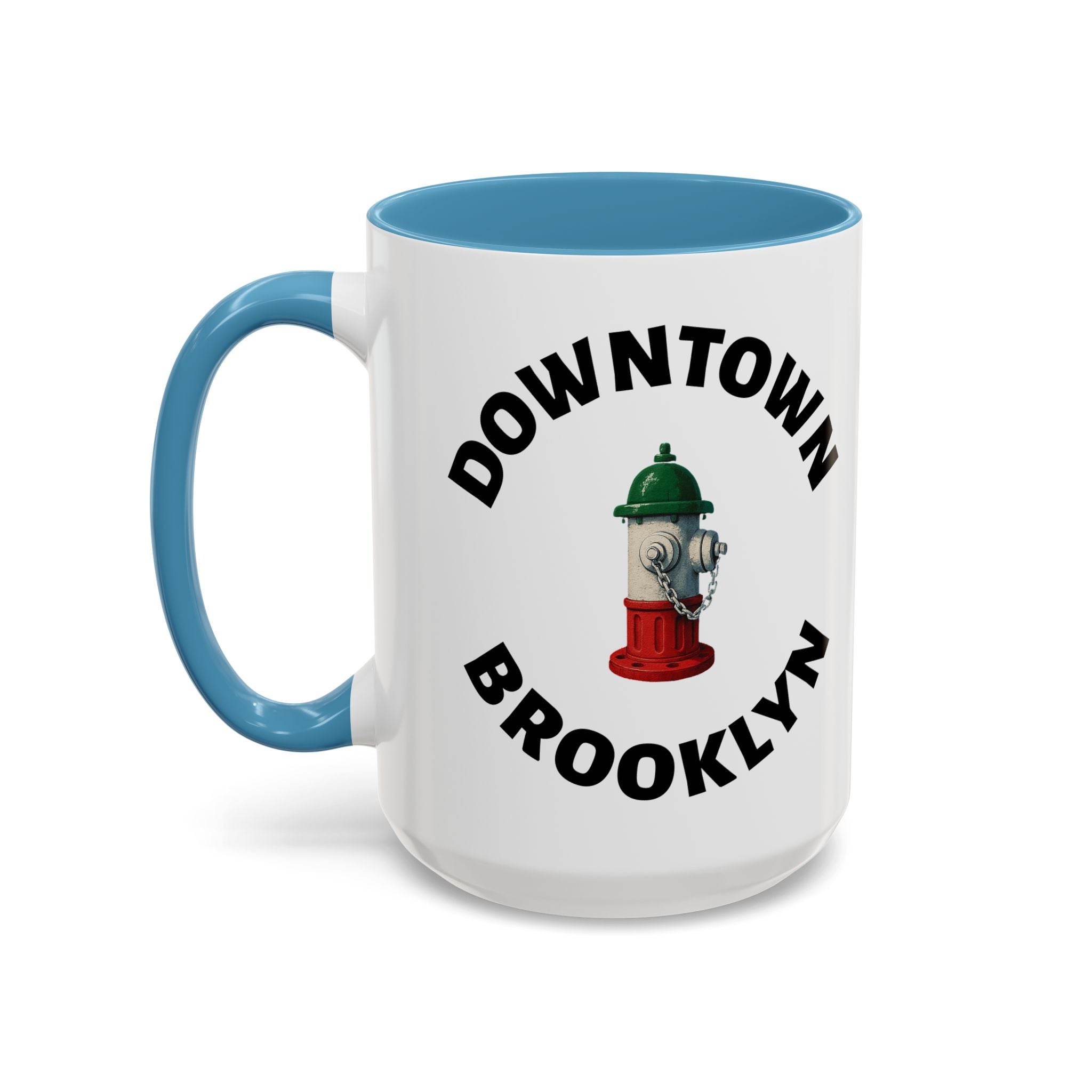 Downtown Coffee Mug with Fire Hydrant Design, Unique Gift for Italians, Fun Kitchen Decor